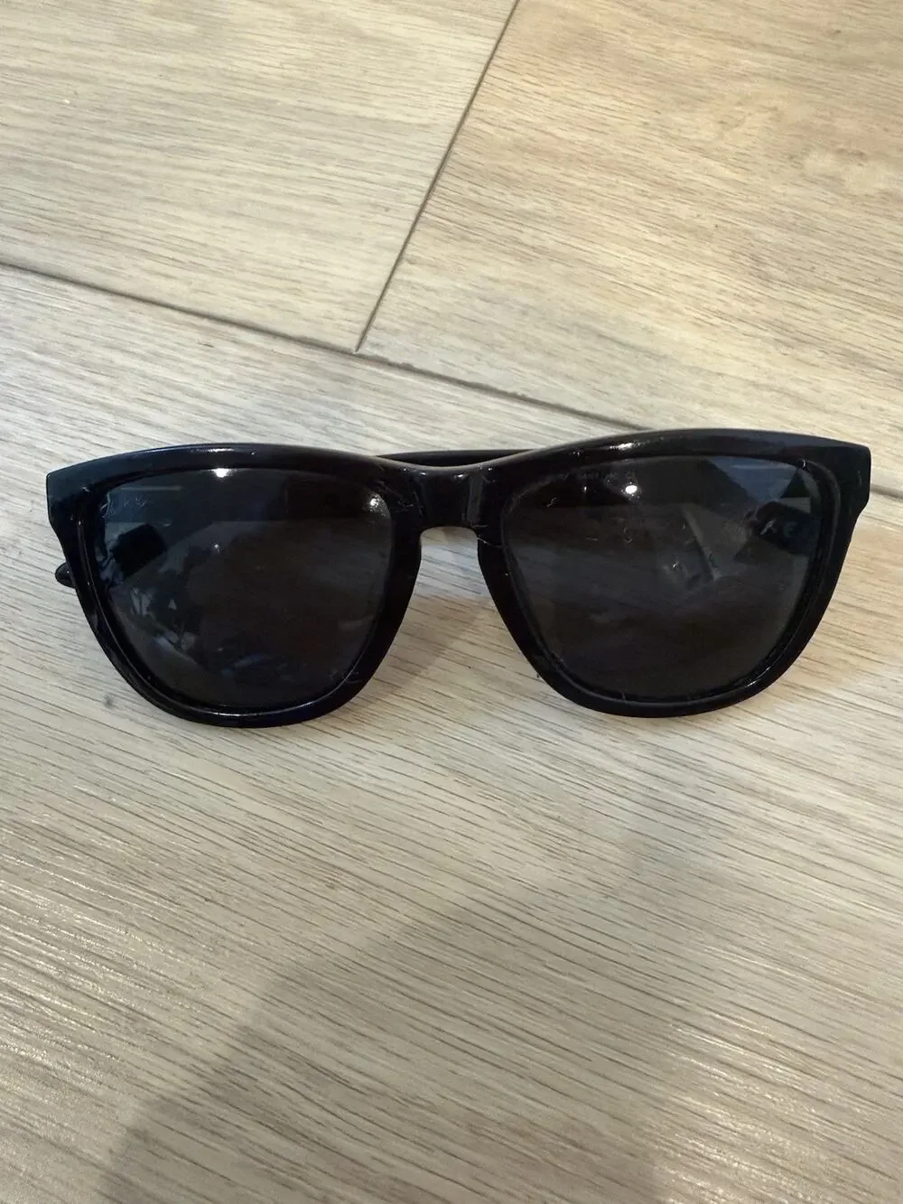 Hawkers black frame polarized sunglasses.